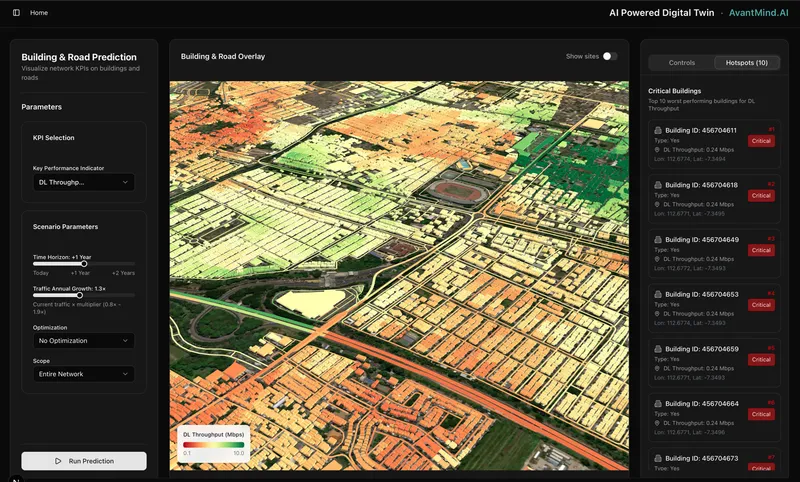 Our Digital Twin Now Operates at Building and Road Level