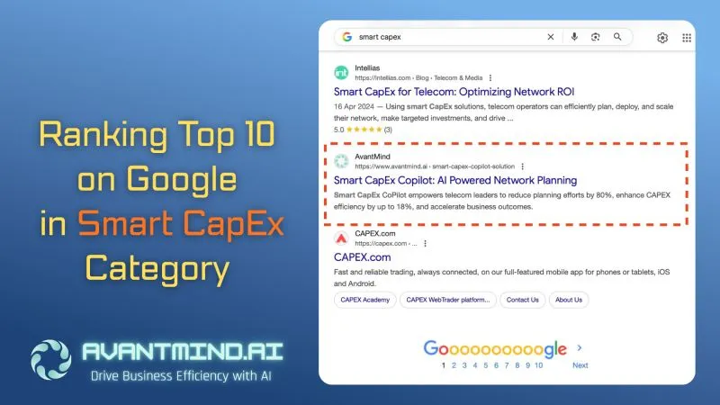 We Rank in Google's Top Results for Smart CapEx