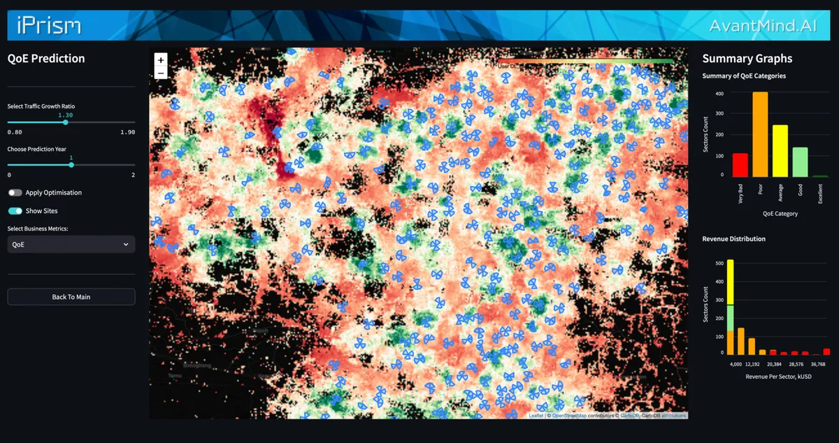 iPrism Geospatial Digital Twin: Digital Twin built from the historical network data and environmental datasources